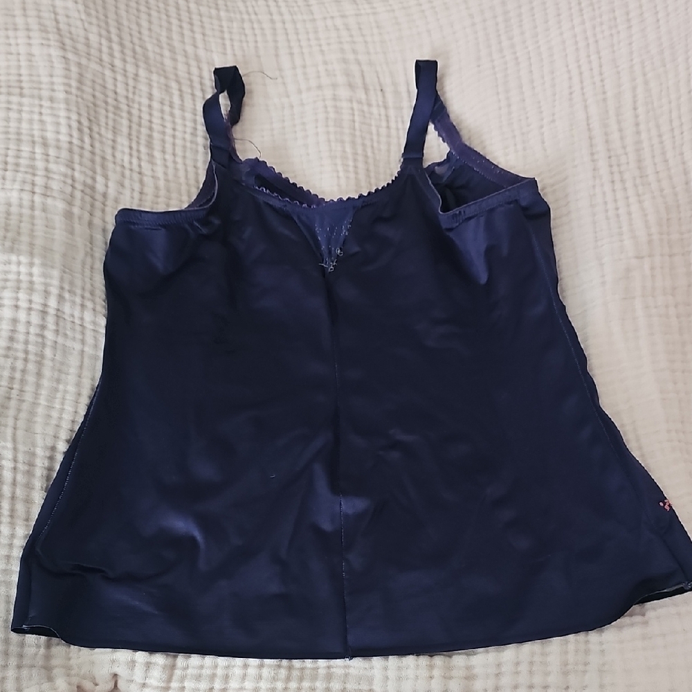Ruby Ribbon Navy Blue Shapewear Cami - Picture 9 of 9